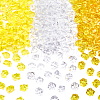 SUNNYCLUE 300Pcs 3 Colors Transparent Acrylic Beads OACR-SC0001-47C-1