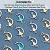 DICOSMETIC 30Pcs 3 Colors 304 Stainless Steel Pendants STAS-DC0011-31-4