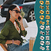   120Pcs 10 Styles Tibetan Style Alloy Bead Caps FIND-PH0020-93-6