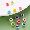 Opaque Acrylic European Beads X-TACR-S153-41I-6