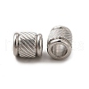 201 Stainless Steel European Beads STAS-M089-02P-2