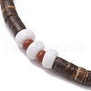 Synthetic Turquoise Beads Stretch Bracelets BJEW-JB11716-5