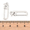 Saw Tibetan Style Zinc Alloy Pendants X-TIBEP-R334-185AS-RS-2