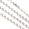 Brass Rhinestone Strass Chains CHC-T002-SS12-01S-3