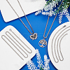 SUNNYCLUE 12Pcs 201 Stainless Steel Box Chain Necklaces Set NJEW-SC0001-16-4