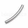 Tarnish Resistant 304 Stainless Steel Tube Beads STAS-G137-36P-1
