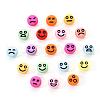 Opaque Acrylic Beads MACR-YW0001-22G-7