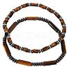 2pcs 2 Styles Natural Tiger Eye Beads Stretch Bracelets for Men RF5707-5