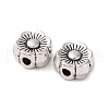 Tibetan Style Alloy Flower Beads TIBEB-M020-09AS-LF-1-2