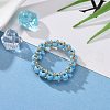 Round Glass Seed Beaded Finger Rings RJEW-JR00307-04-2