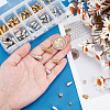   100Pcs 10 Style Tibetan Style Alloy Bead Cones FIND-PH0018-47-4