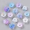 Frosted Transparent Acrylic Beads X-OACR-N137-72K-2