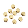 Flat Round Brass Beads KK-Z114-10G-1