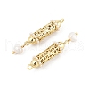 Brass Pendants KK-P300-17G-2