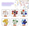 660Pcs 6 Style Electroplate Glass Beads Strands EGLA-YW0001-22-2