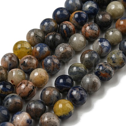 Natural Sodalite Beads Strands G-F591-13A-1