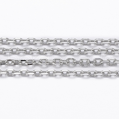 3.28 Feet 304 Stainless Steel Cable Chains X-CHS-H009-02P-1