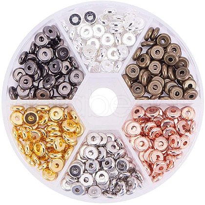 Brass Spacer Beads KK-PH0034-40-WH-1