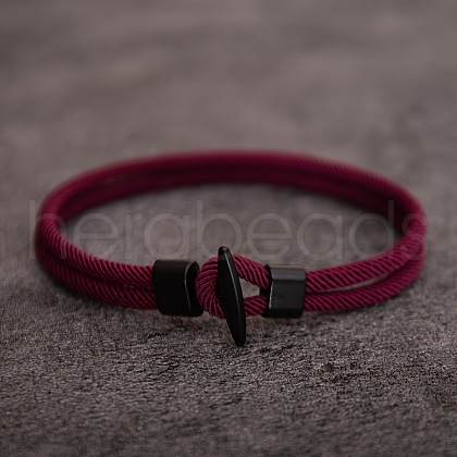 Nylon Cord Bracelets for Men Women WGFB64D-03-1