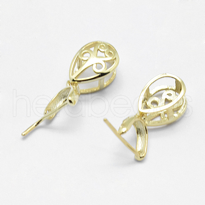 925 Sterling Silver Pendant Bails STER-E050-36G-B-1