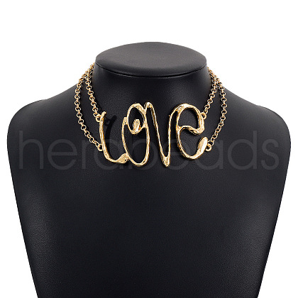 Punk Style Alloy Choker Necklaces for Women WGA180C-05-1