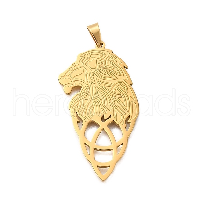 304 Stainless Steel Pendants STAS-S150-01G-B-1