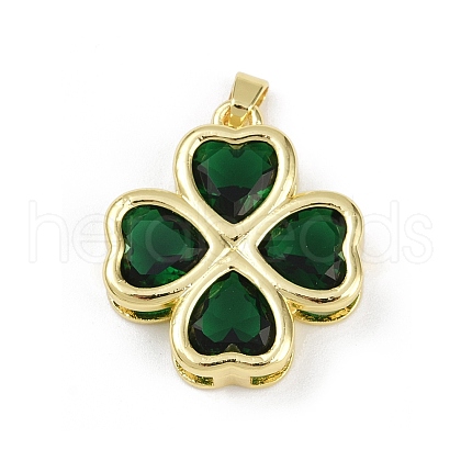 Brass Glass Pendants KK-R226-05G-03-1