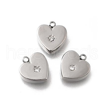 304 Stainless Steel Charms STAS-F318-11A-P-1