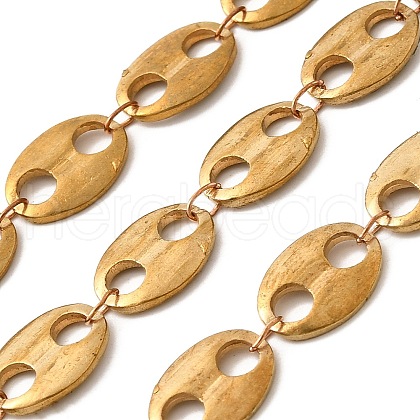 304 Stainless Steel Oval Link Chains CHS-C016-34G-1