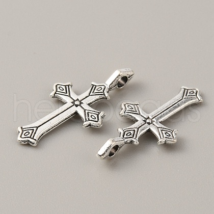 Tibetan Style Alloy Pendants FIND-CJC0007-42G-1