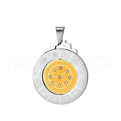 316L Surgical Stainless Steel Pendants PW-WGD7370-01-1