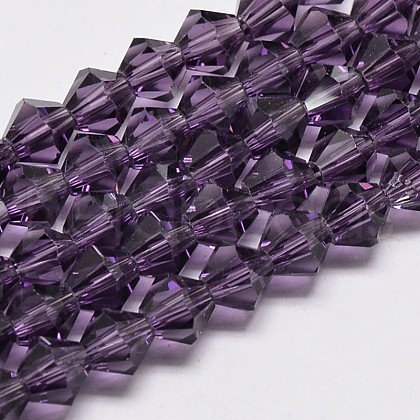 Transparent Glass Beads Strands EGLA-A039-T3mm-D04-1