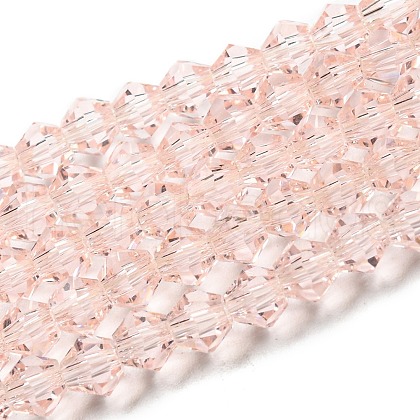 Transparent Glass Beads Strands EGLA-A039-T6mm-D26-1