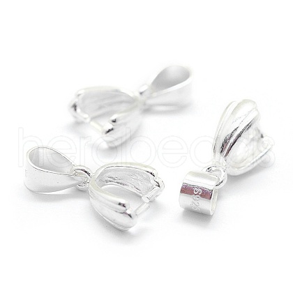 925 Sterling Silver Pendant Bails STER-I016-124B-1
