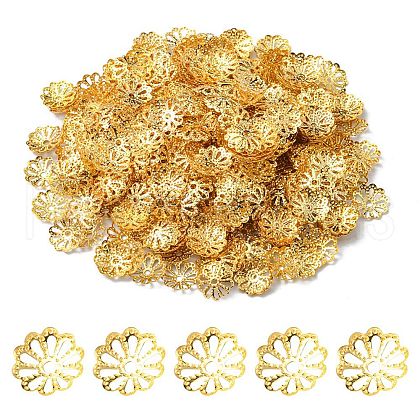 Iron Flower Bead Caps IFIN-YW0001-68-1