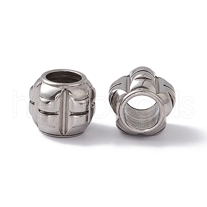 304 Stainless Steel Beads X-STAS-E039-9A-1