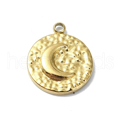 Ion Plating(IP) 304 Stainless Steel Pendants STAS-B058-19G-02-1