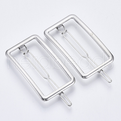 Alloy Hollow Geometric Hair Pin PHAR-N005-003P-1