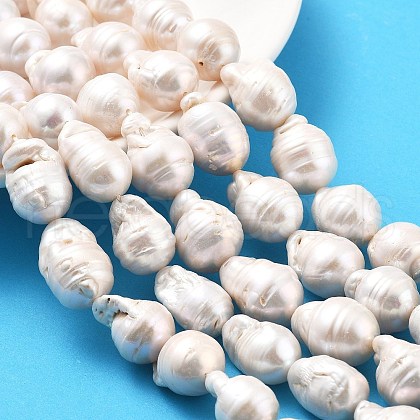 Natural Nucleated Pearl Beads Strands PEAR-B004-15G-01C-1