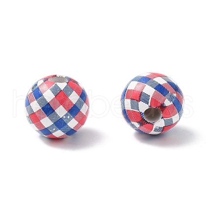 Wood European Beads WOOD-I014-01B-1