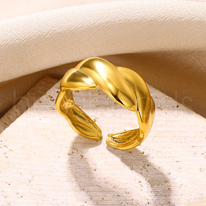 Simple Style 304 Stainless Steel Cuff Rings FS-WG1C3D0-03-1