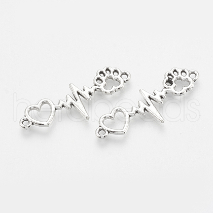 Tibetan Style Alloy Links connectors TIBE-N003-10AS-LF-1