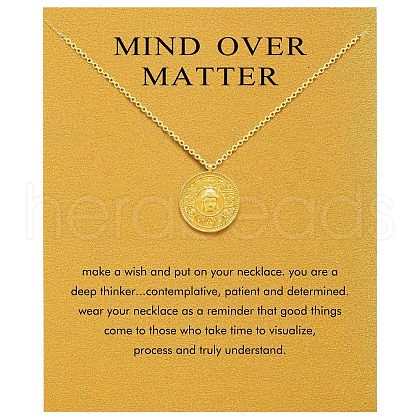 Friendship Brass Pendant Necklaces FS-WGE2002-08-1