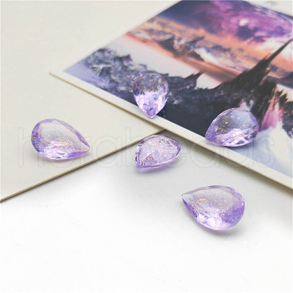Pointed Back Resin Rhinestone Cabochons PW-WGF1EE1-04-1