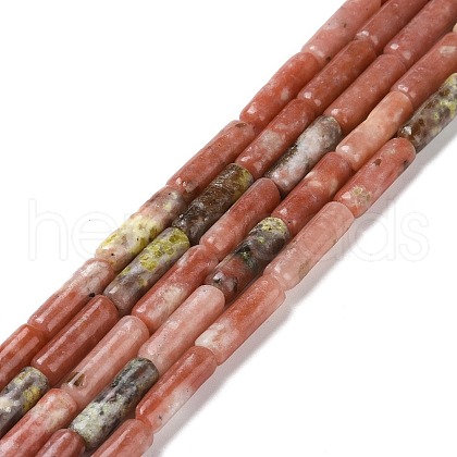 Natural Plum Blossom Jasper Beads Strands G-F247-54-1