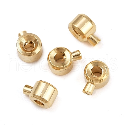 Brass Crimp Beads KK-P310-23B-G-1
