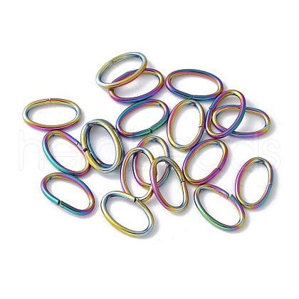 Ion Plating(IP) 304 Stainless Steel Jump Rings STAS-F221-40MC-A-1