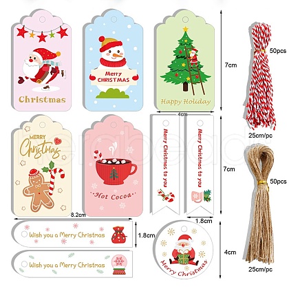Christmas Theme Paper Tags X1-CDIS-H003-03-1