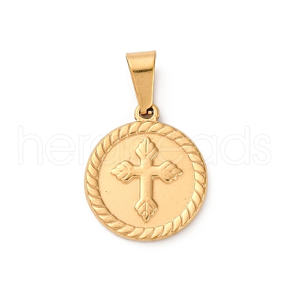 201 Stainless Steel Pendants STAS-C130-06G-1