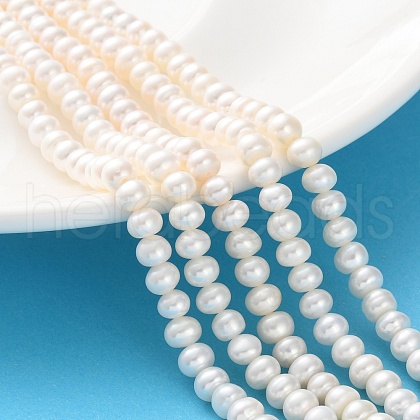Natural Cultured Freshwater Pearl Beads Strands PEAR-I007-02E-03C-1